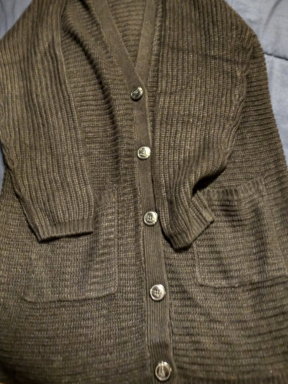 Black knit cardigan by JDY, sz L